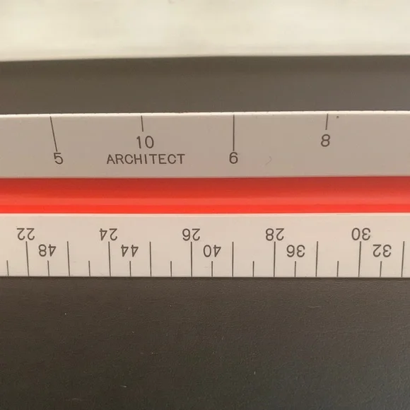 Staedtler Mars Triangular Architecture and Mech Engineering Precision Ruler - Picture 2 of 4